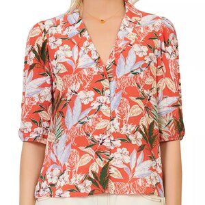 Maje Civale Floral Print Shirt